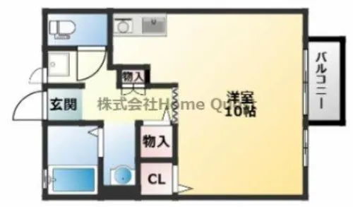 第4ウエスタンハイツ【1階】の間取り