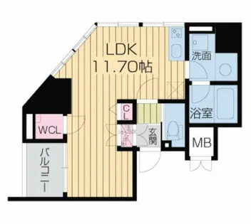 フォレステージュ西本町【3階】の間取り