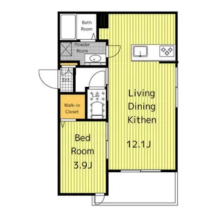 R-court名駅西【1階】の間取り