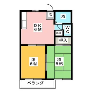 VILLAGE MITAKE A棟【2階】の間取り