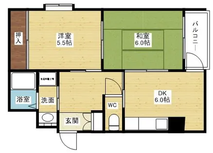 メゾン・ド・T4【4階】の間取り