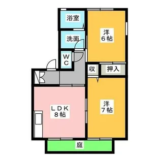 ジョイ・プレジオ【1階】の間取り