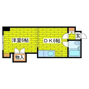 第2晃和ビル【308号室】の間取り