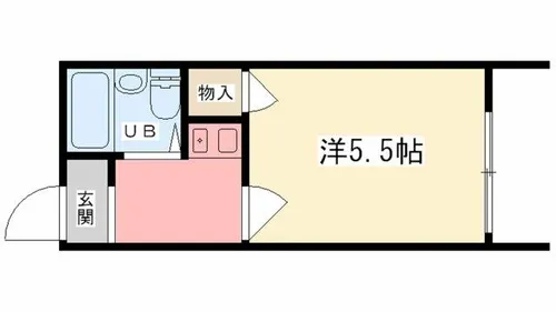 コスモス伊伝居【103号室】の間取り