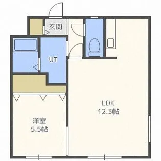 プレステージ知事公館【1階】の間取り