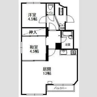 第12松井ビル【3階】の間取り