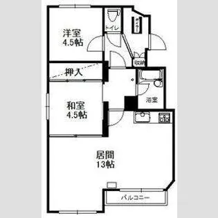 第12松井ビル【3階】の間取り