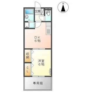 アイランドTaKashi【1階】の間取り