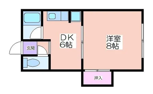 プレスト東加賀屋【303号室】の間取り