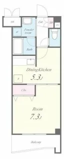 シャトー・ド・グリシーヌ【2階】の間取り