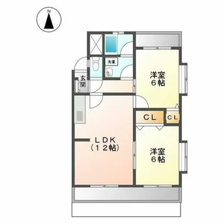 センチュリーハイツ21【103号室】の間取り