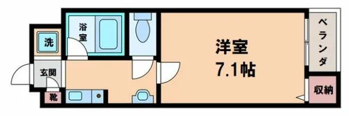 アビコ88マンション【4階】の間取り