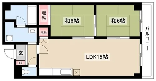 メゾン白菊【3階】の間取り