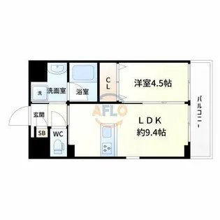 第25関根マンション【11階】の間取り