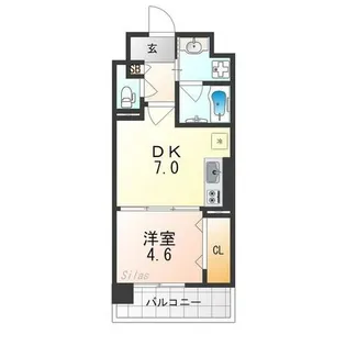 サン・レスポワール十条【2階】の間取り