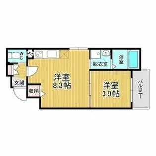 GRAND FUSE【1階】の間取り