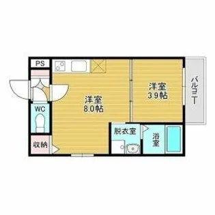GRAND FUSE【3階】の間取り