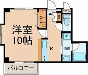クオン千原【4階】の間取り