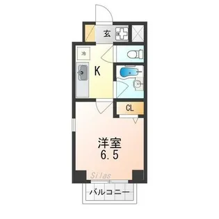 シェドゥーブル等持寺【2階】の間取り