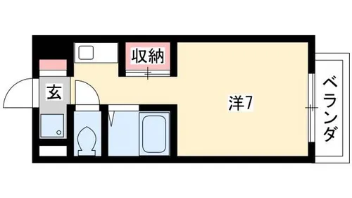 メゾン・ド・カルティエ【407号室】の間取り