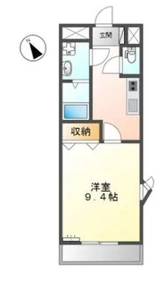 エスポア井ノ口【201号室】の間取り