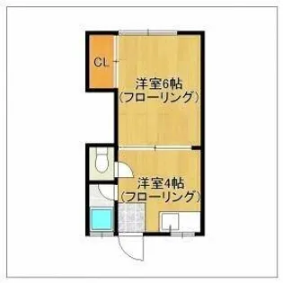 オレンジハウス【102号室】の間取り