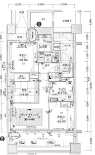 グランアッシュ堺リュクサス【2階】の間取り