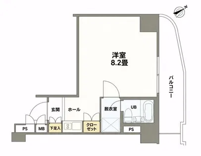 朝日プラザ名古屋ターミナルスクエア【8階】の間取り