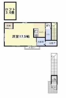 EDENⅡ【2階】の間取り