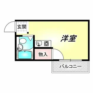 出戸駅前メゾンラベール【4階】の間取り