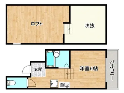 大阪府守口市金下町2丁目【アパート】の間取り