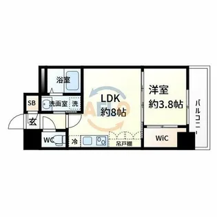 セレニテ新大阪カルム【10階】の間取り