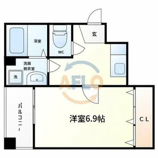 Alto-Montana Morinomiya【5階】の間取り