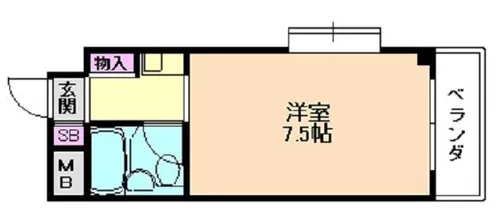 エクセル中桜塚【3階】の間取り