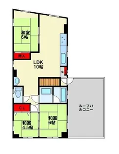 ナンダテビル【301号室】の間取り
