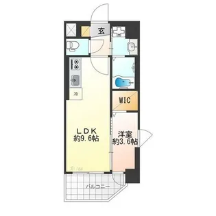 ソルテラス京都JUJO華【3階】の間取り