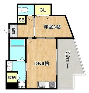 フォートレスコート【5階】の間取り