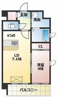 スプランディッド新大阪DUE【5階】の間取り
