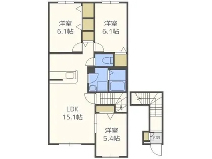 アブニール【2階】の間取り