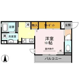 パレブロン【2階】の間取り