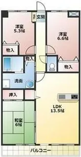 夢ガーデン【501号室】の間取り