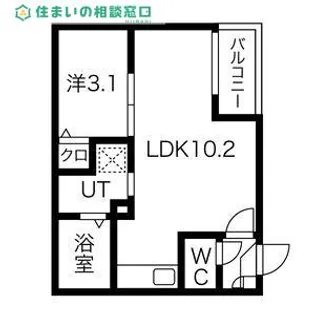 愛知県碧南市錦町3丁目【アパート】の間取り