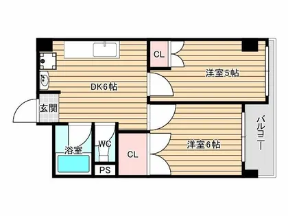 一吉マンション【4階】の間取り
