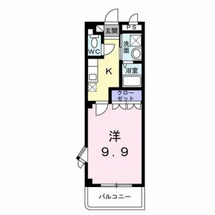 タンジェリン ドリーム【303号室】の間取り