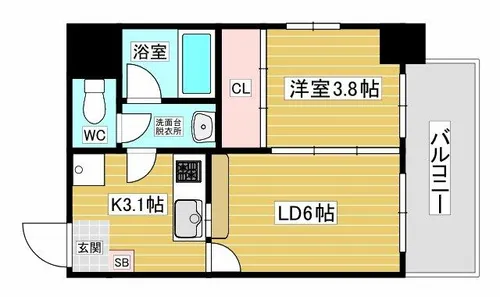 Felis塚本【4階】の間取り