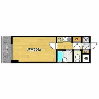 あべの恵寿ビル【9階】の間取り
