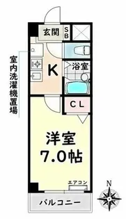 愛知県名古屋市瑞穂区宝田町3丁目【マンション】の間取り