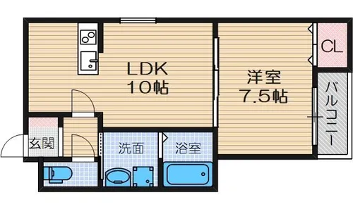 ヴィラKYM下穂積【2階】の間取り