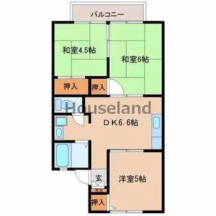 オディール古屋【2階】の間取り