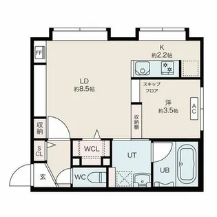 カノア【3階】の間取り